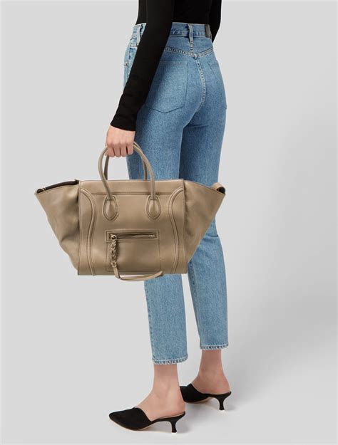 celine canvas phantom luggage tote|the Celine luggage tote.